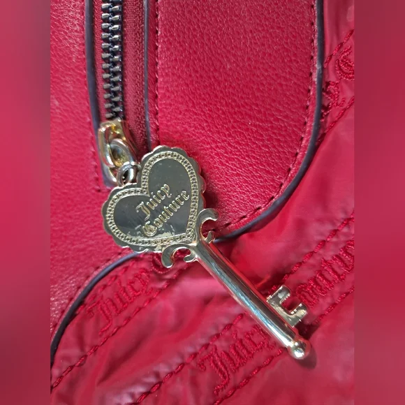 JUICY Couture RARE Red Cloud 9 Designer Women's Bag Y2K Puffer - Picture 14 of 16